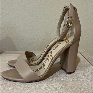 Sam Edelman Women's Tan Block Heel Sandals